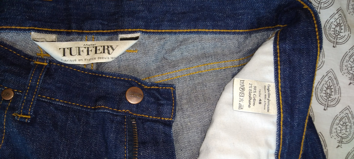 Jean homme droit taille haute brut - Célestin