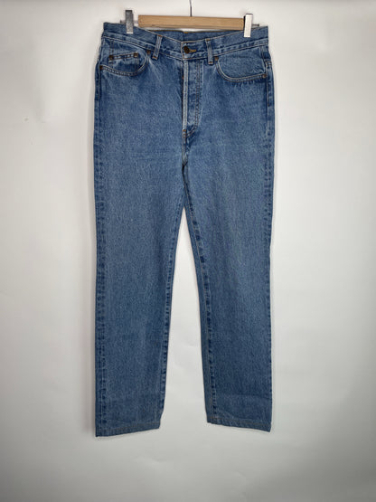 Jean homme droit taille haute Stonewashed - Célestin