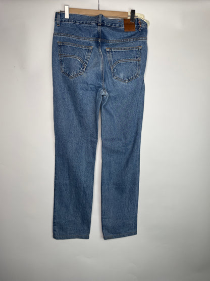 Jean homme droit taille haute Stonewashed - Célestin