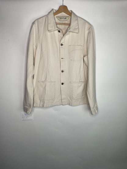 Veste unisexe en jean Écru - Méjean