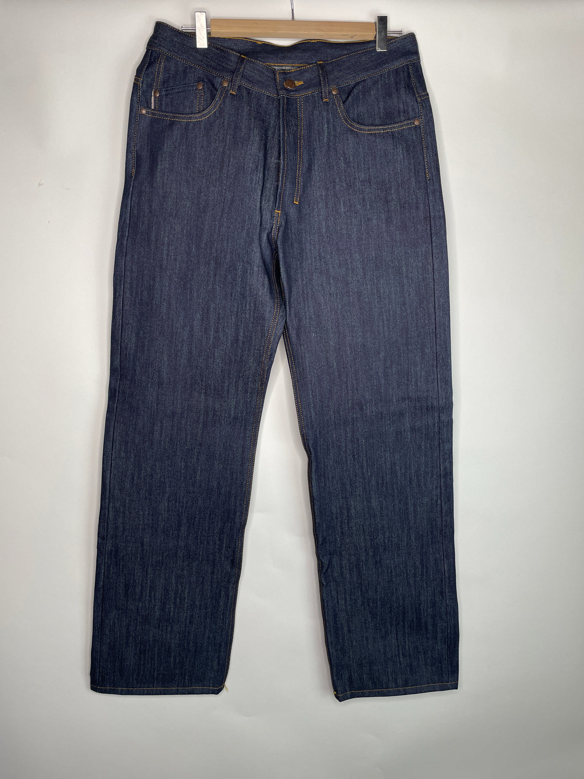 Jean large taille haute Selvedge - Désiré