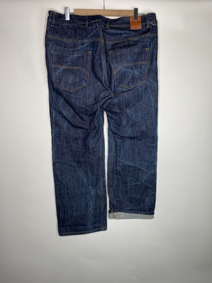 Jean large taille haute Selvedge - Désiré