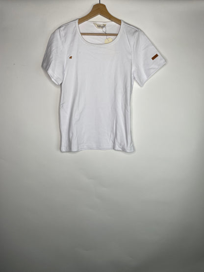 T-shirt femme 100% coton bio blanc
