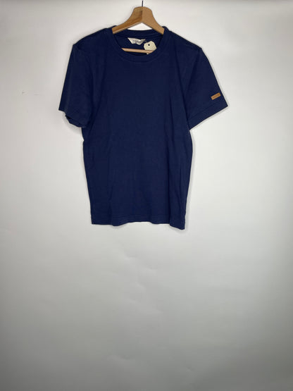 T-shirt homme 100% coton bio bleu marine