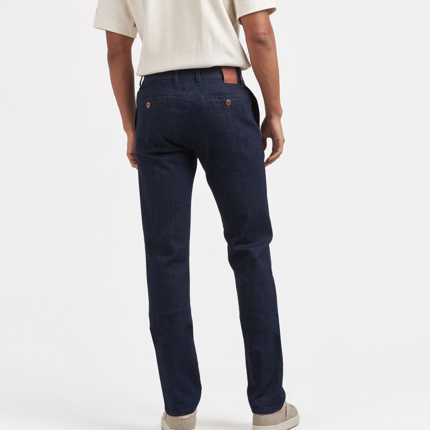 Chino homme droit ajusté Brut Coton Bio - Ernest