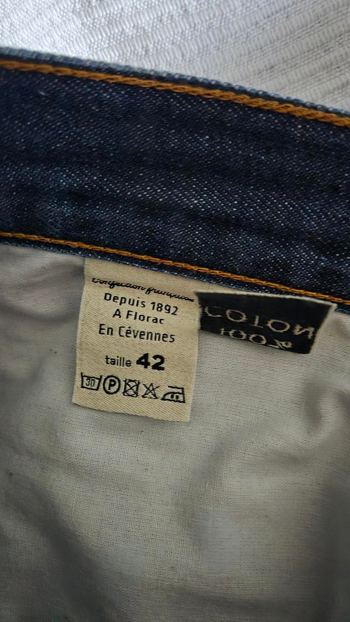 Jean droit ajusté Brut - Alphonse