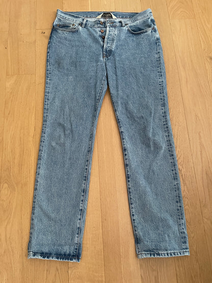 Jean droit taille haute clair - Célestin