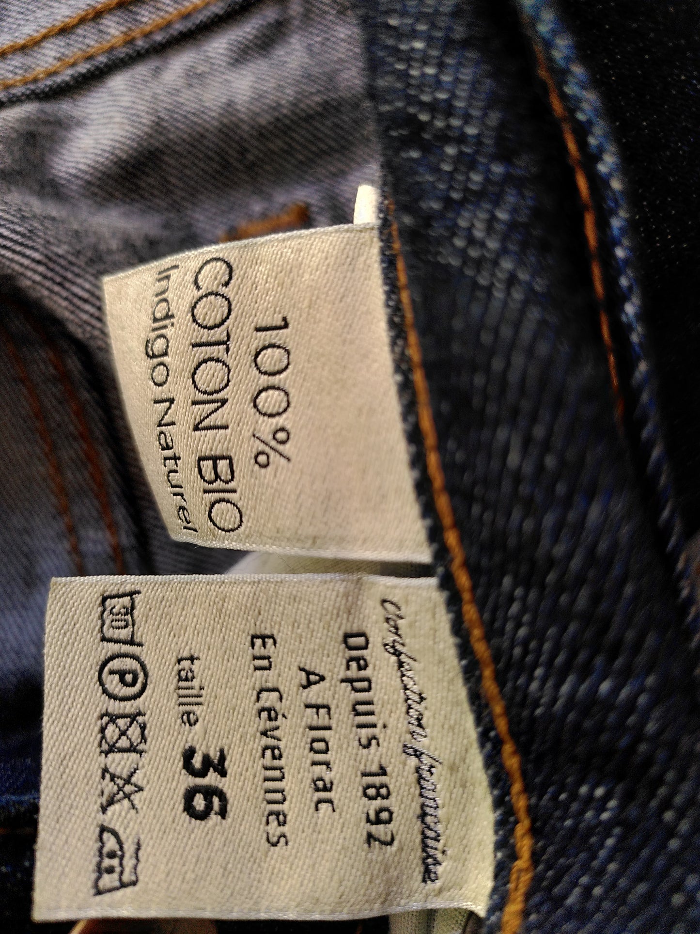 Jean mom taille haute Coton Bio - Marthe
