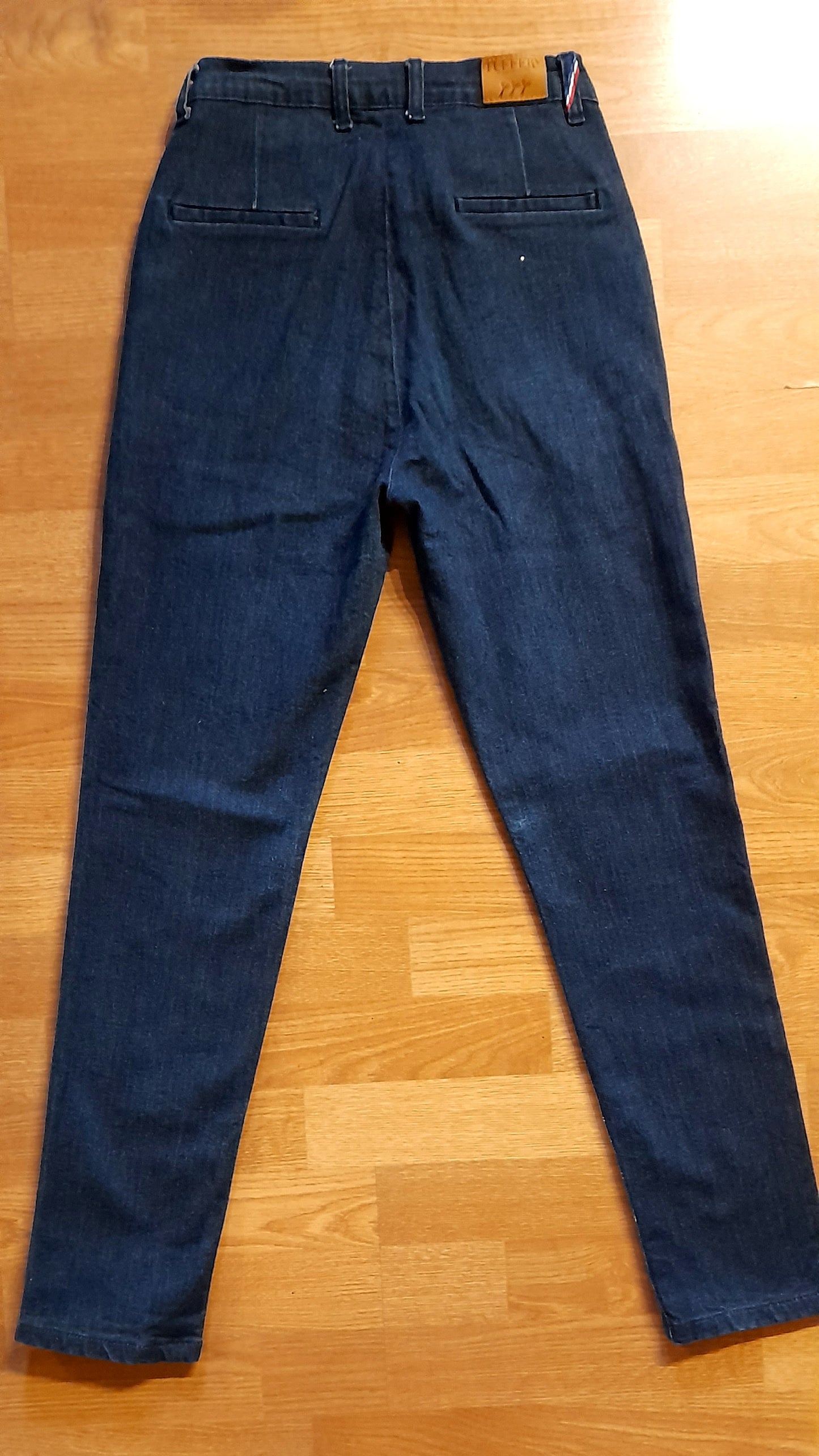Chino ajusté taille haute Brut Coton Bio - Léonie