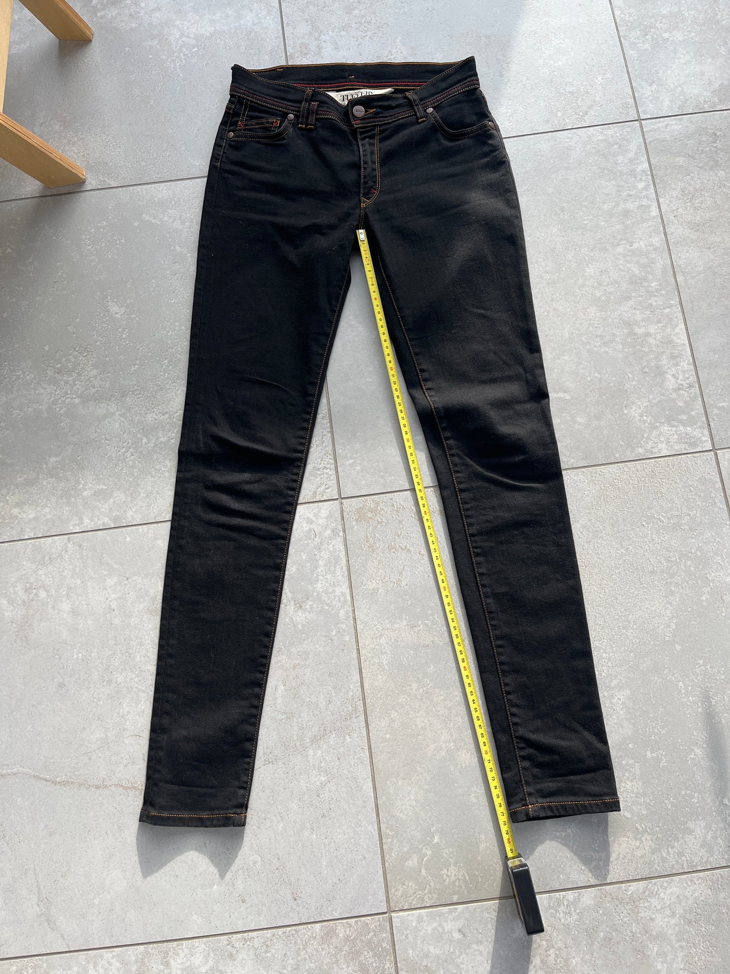 Jean slim taille standard Noir - Mathilde