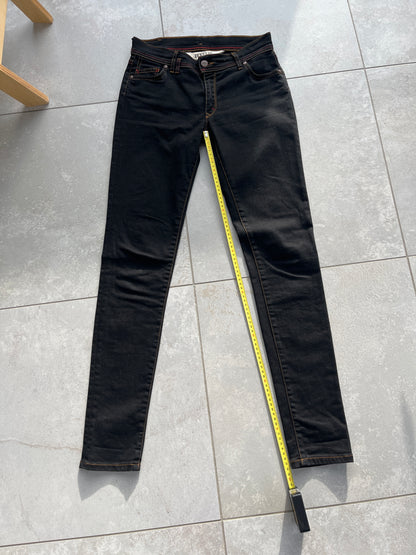 Jean slim taille standard Noir - Mathilde