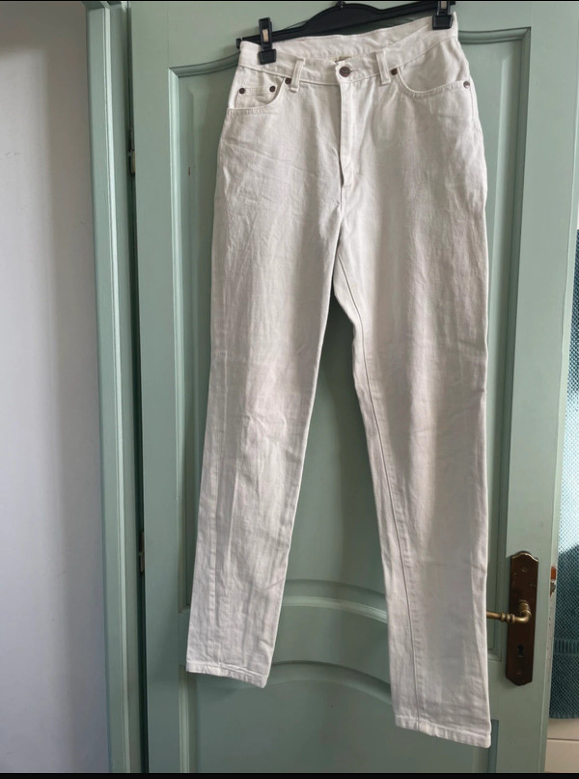 Jean mom taille haute blanc - Marthe (Copie)