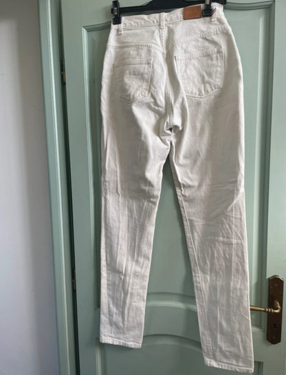 Jean mom taille haute blanc - Marthe (Copie)