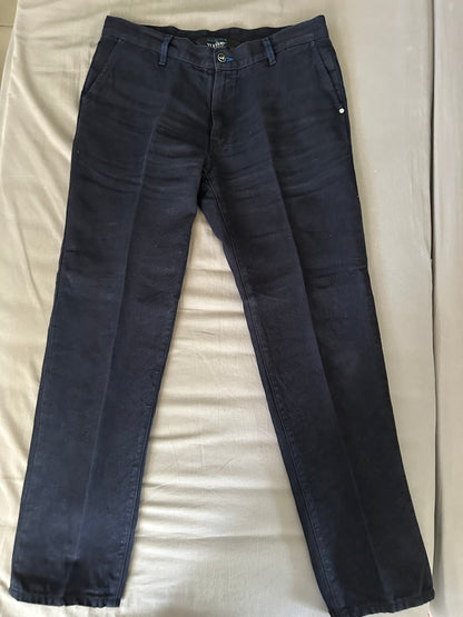 Chino Droit Ajusté Alpine 100% Lin Français - Ernest