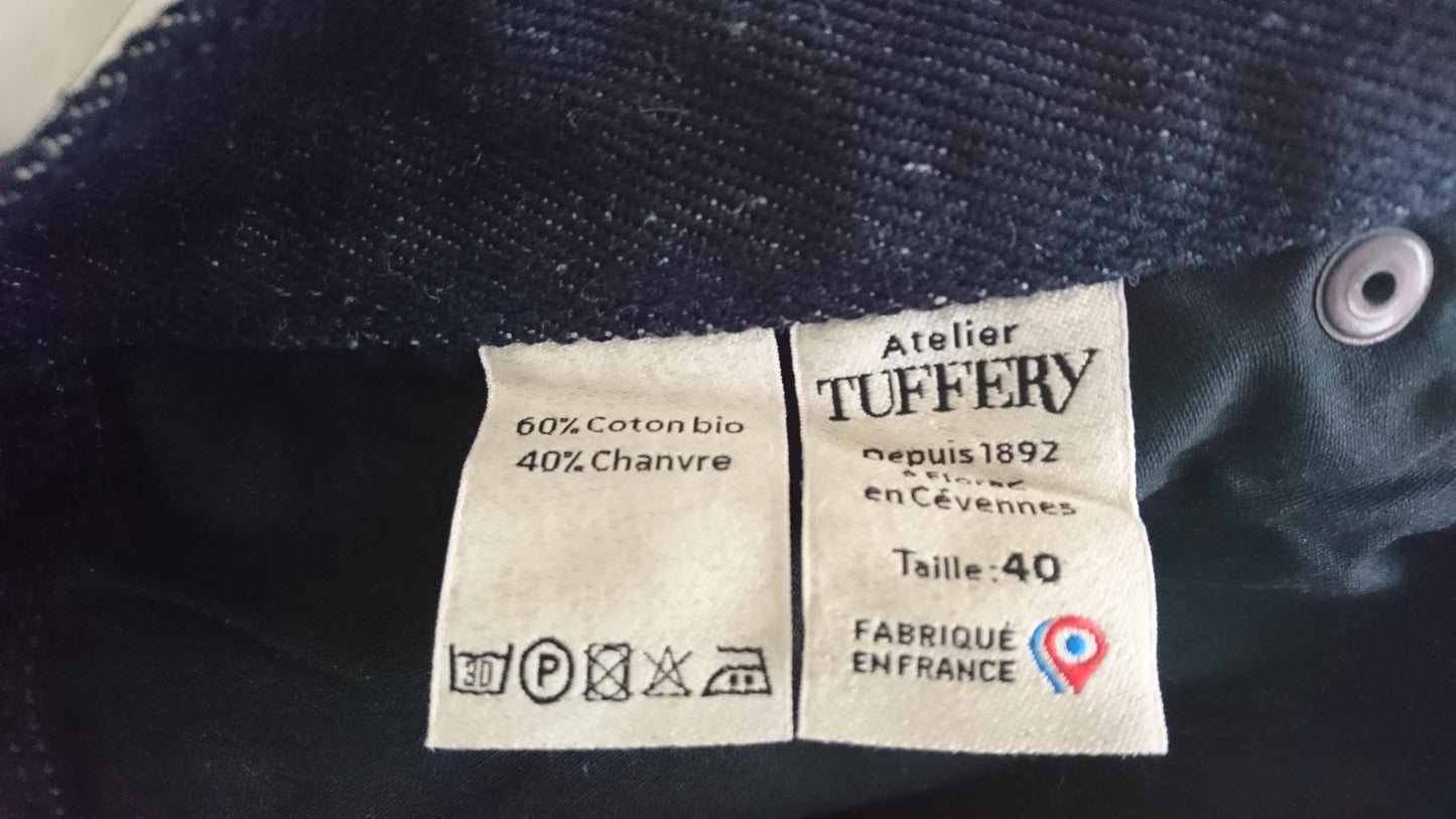 Jean unisexe large taille haute chanvre – Désiré