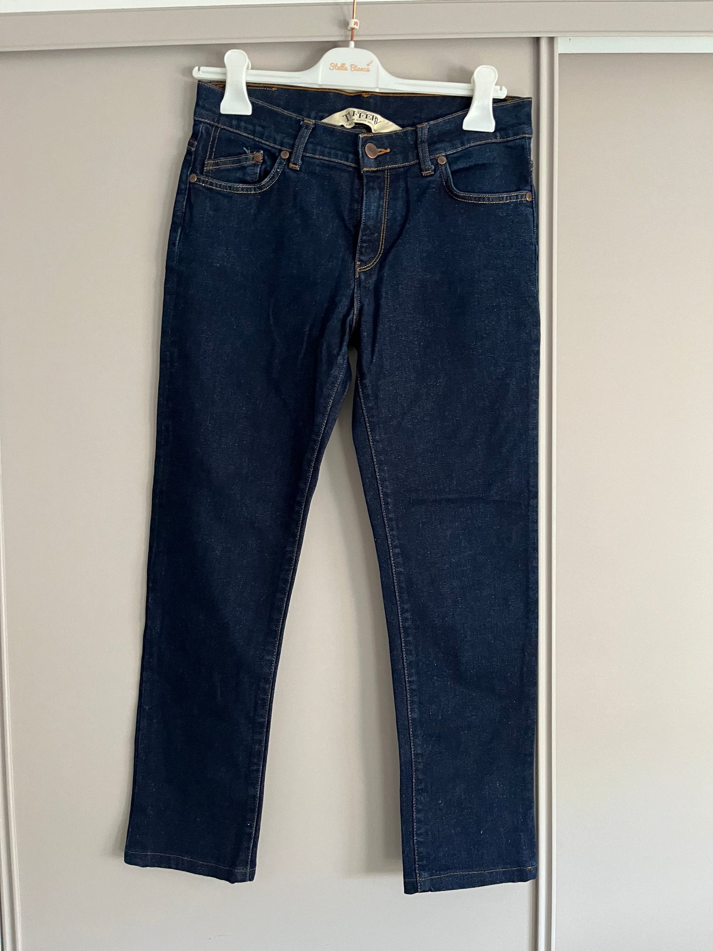Jean coupe slim taille basse