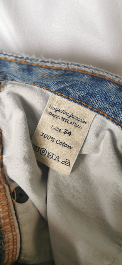 Jean mom taille haute Clair - Marthe