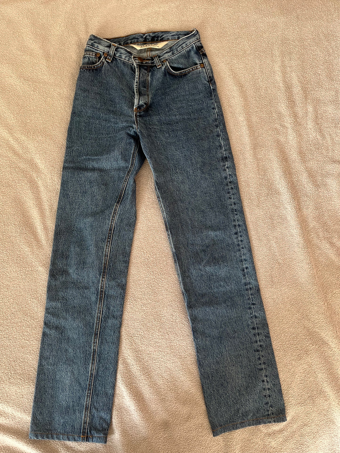 Jean droit taille haute clair – Apolline