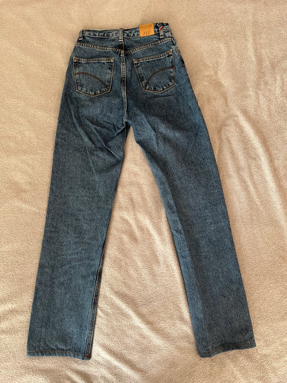 Jean droit taille haute clair – Apolline