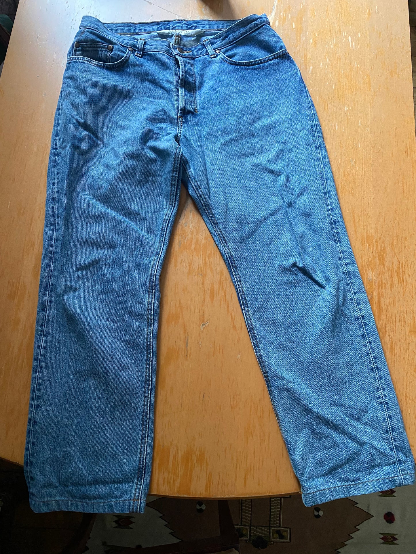 Jean droit taille haute clair – Apolline