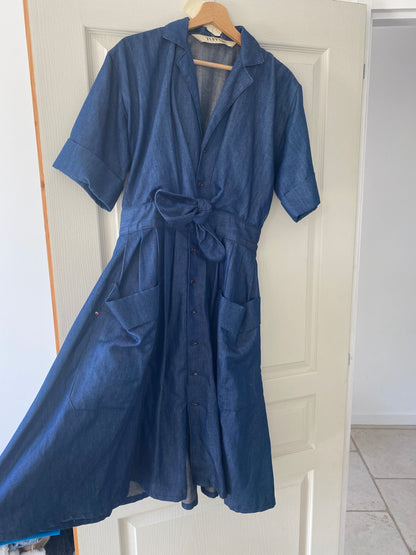 Robe en jean Lin Français - Paula