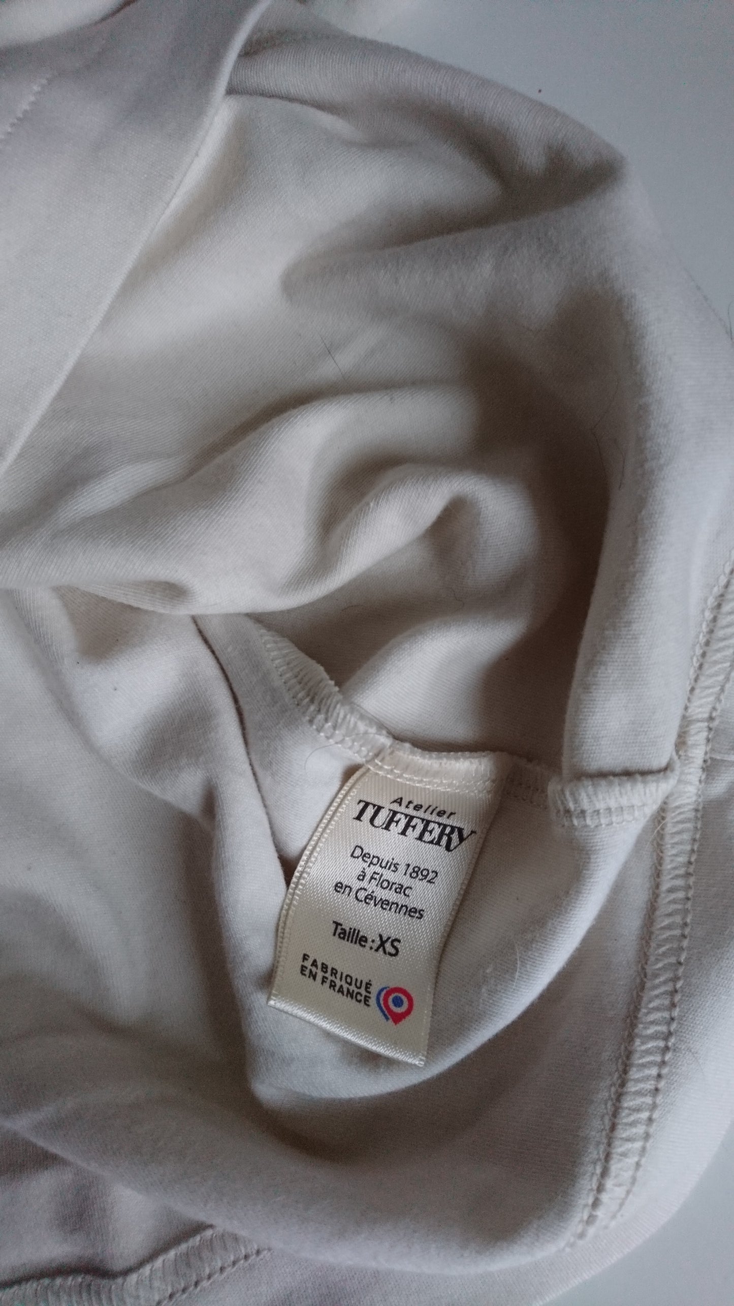 T-shirt femme 100% coton bio écru