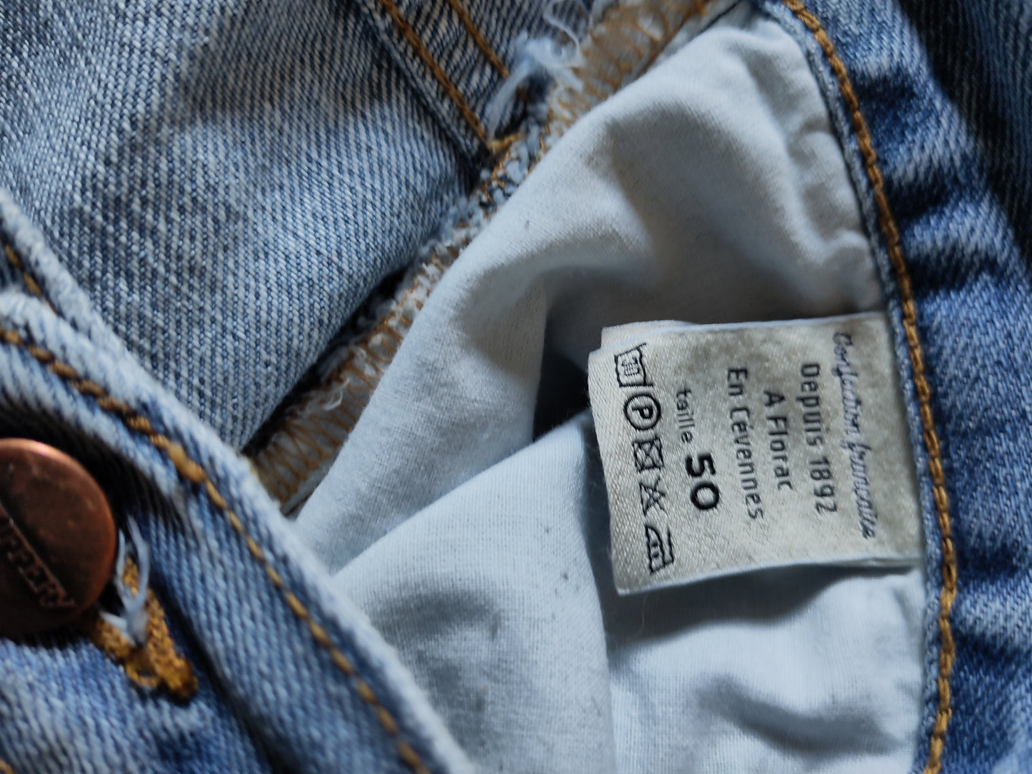 Jean mom taille haute Clair - Marthe