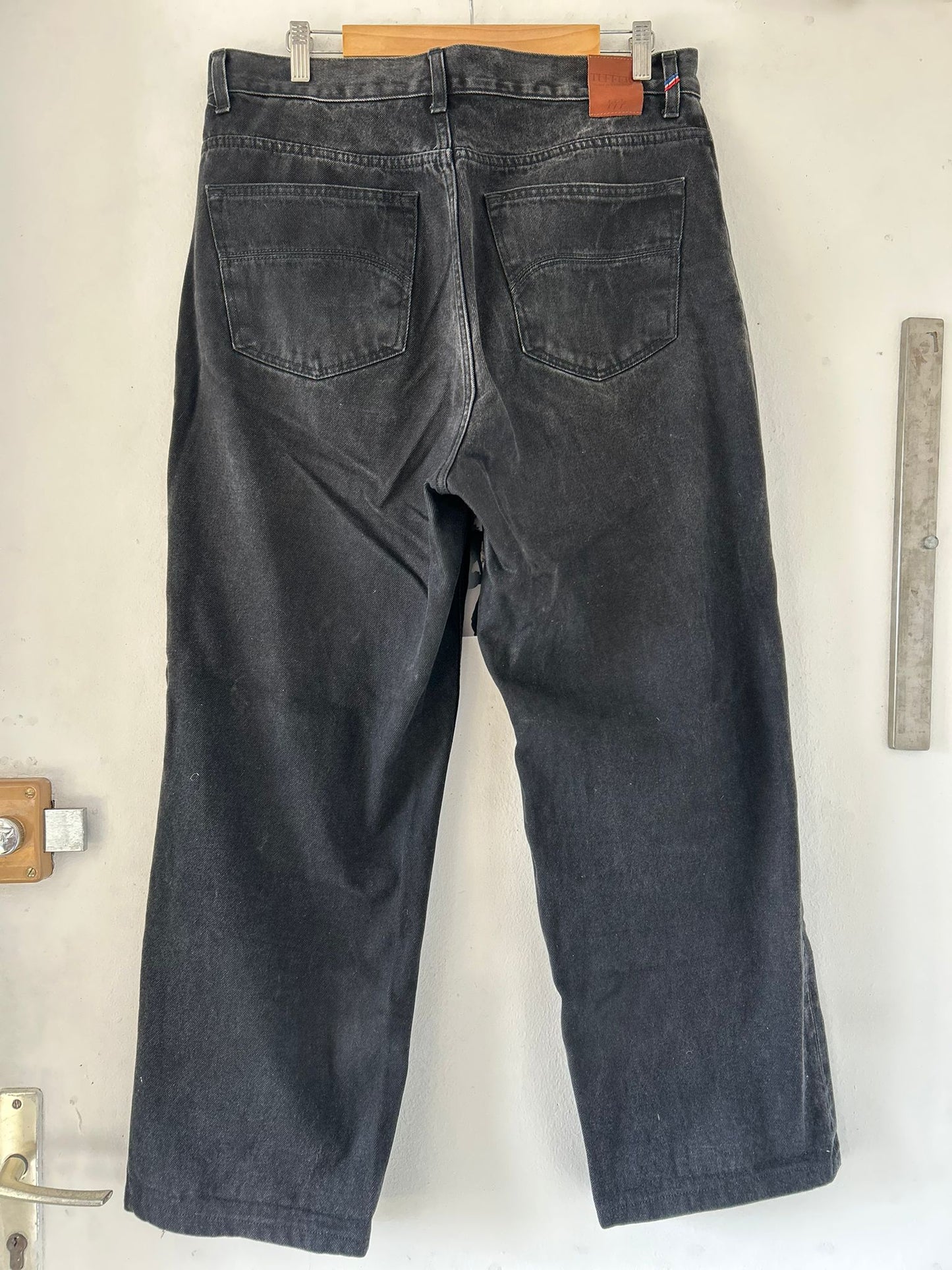 Jean femme baggy Noir Délavé - Gaspard