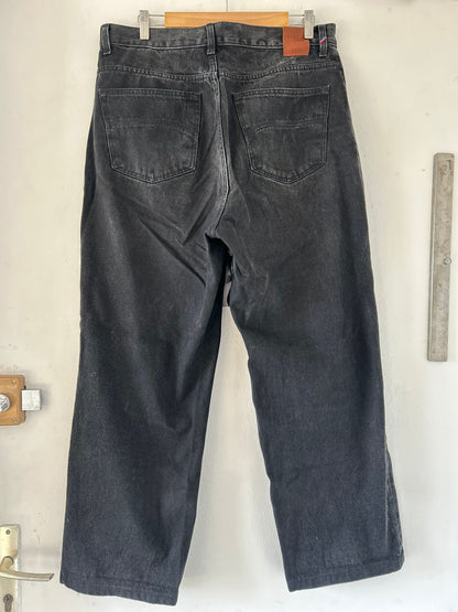 Jean femme baggy Noir Délavé - Gaspard