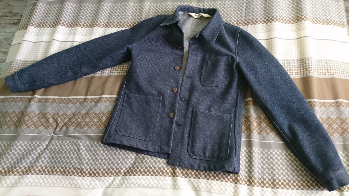 Veste en jean Laine Française - Méjean