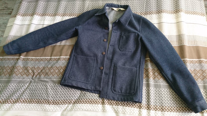 Veste en jean Laine Française - Méjean