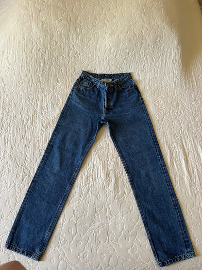 Jean droit taille haute stonewashed - Apolline