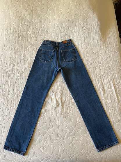 Jean droit taille haute stonewashed - Apolline