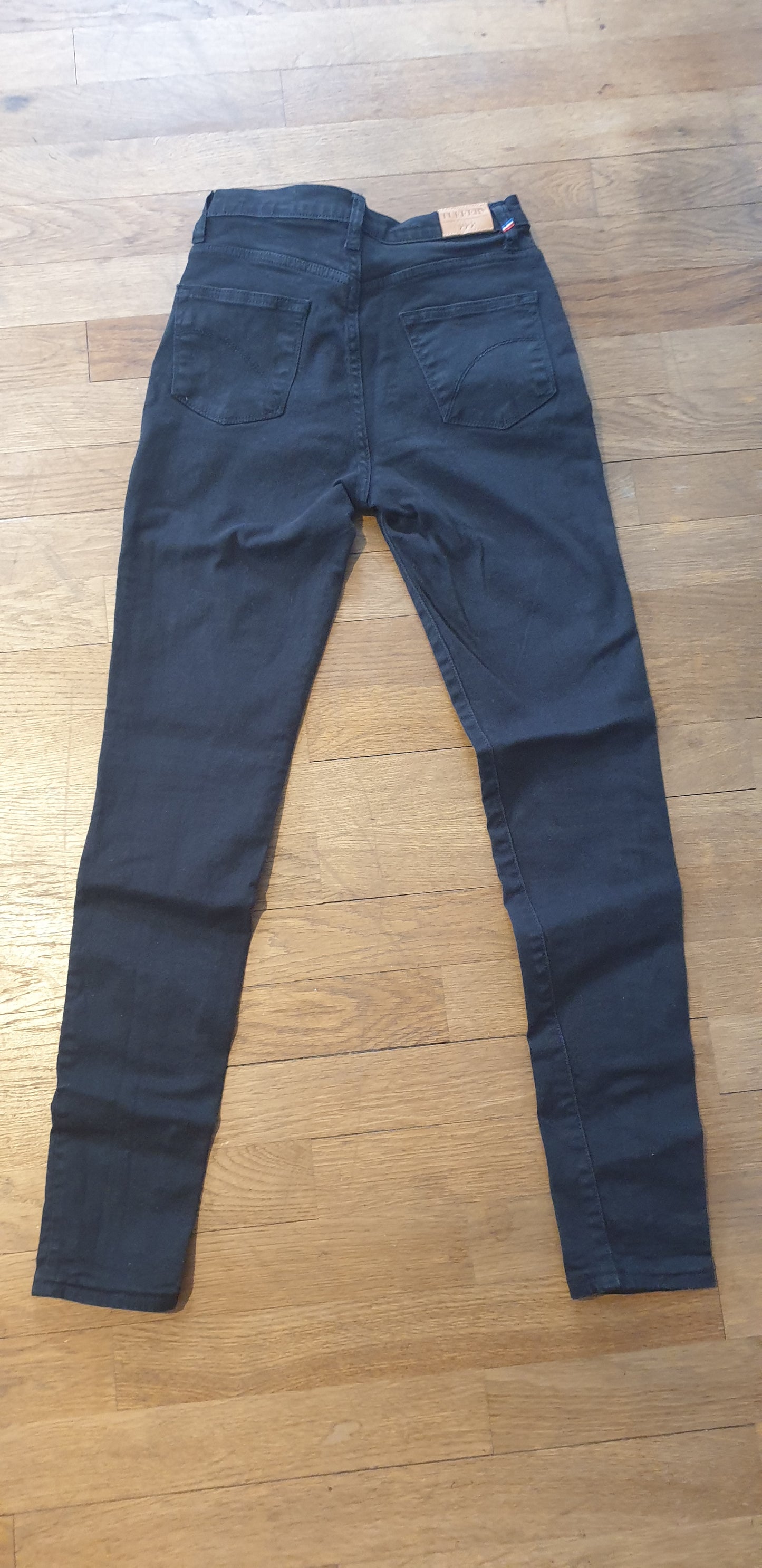 Jean slim Taille Haute Noir – Marianne