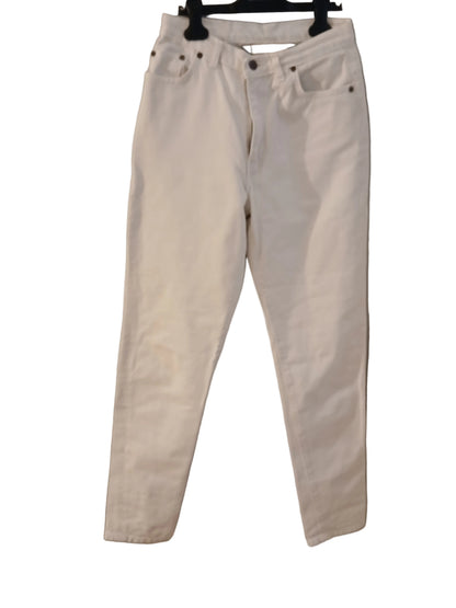 Jean mom taille haute blanc - Marthe