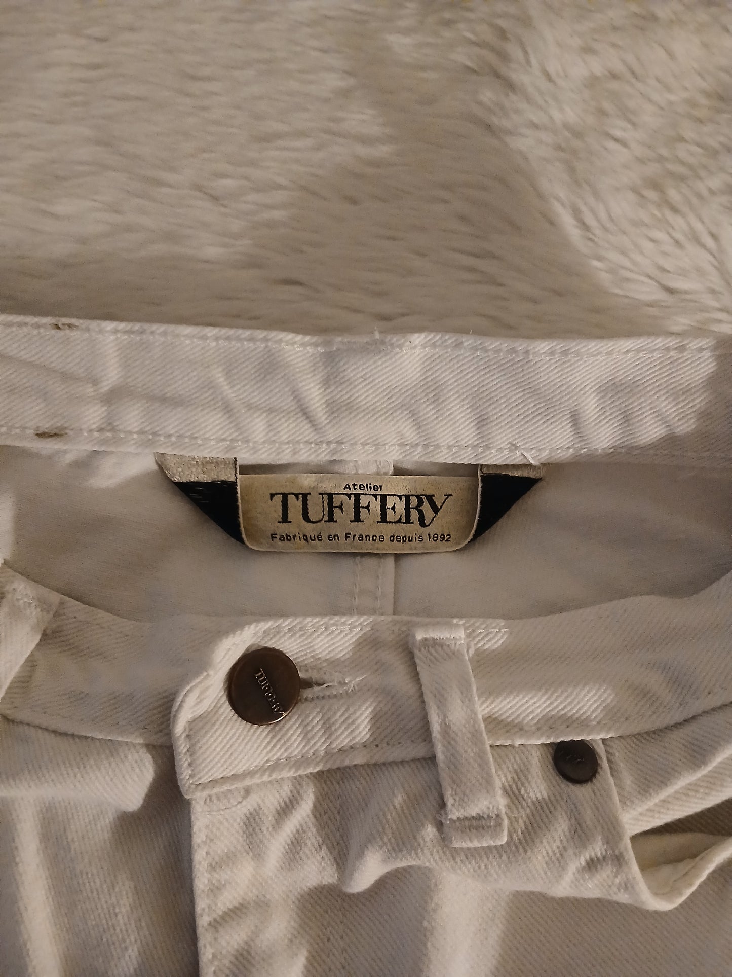 Jean mom taille haute blanc - Marthe