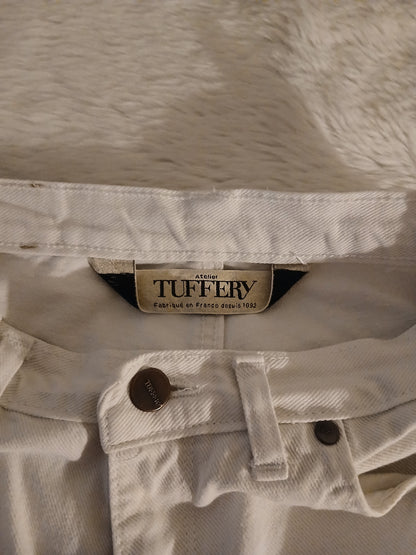 Jean mom taille haute blanc - Marthe