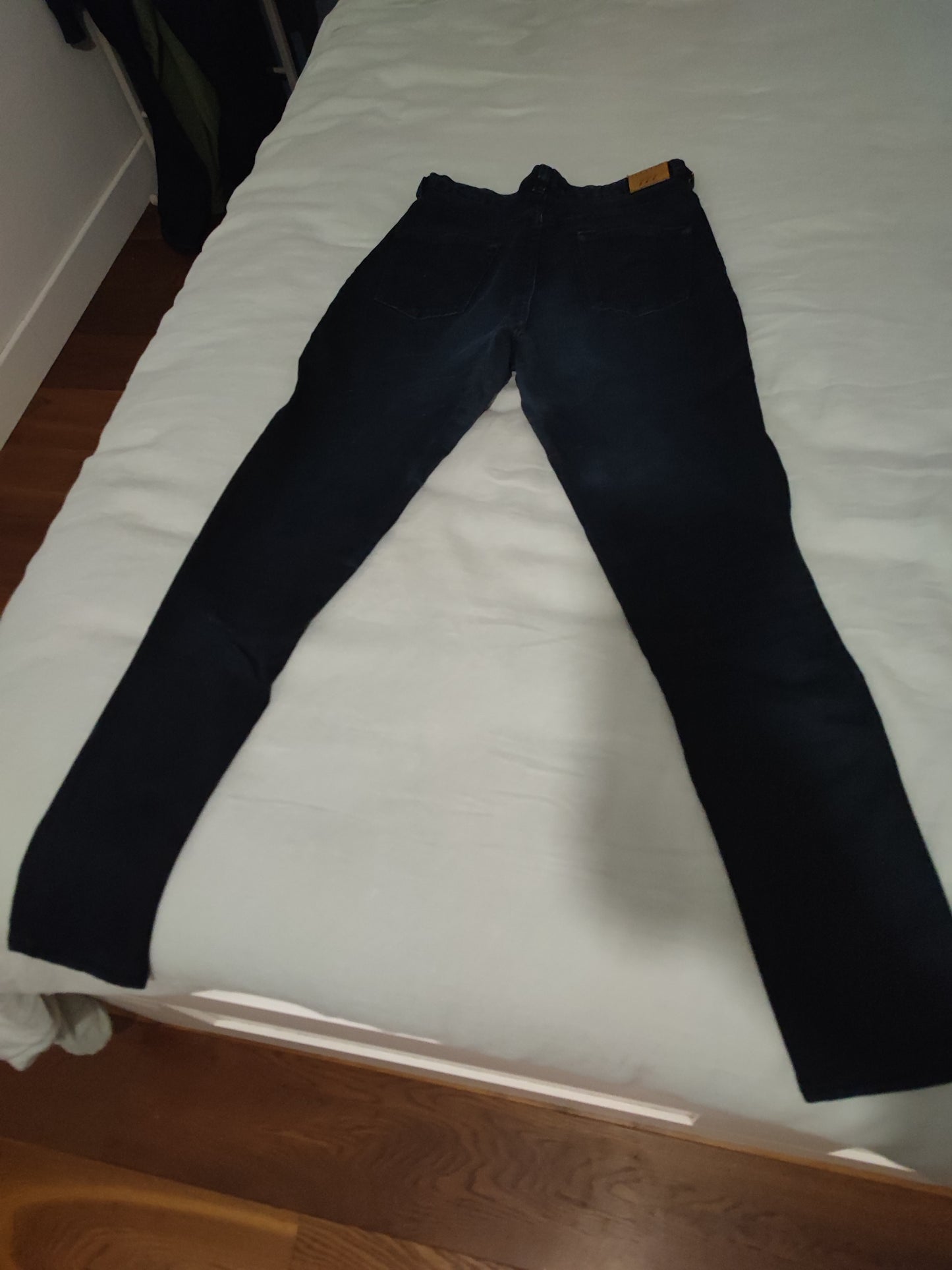 Jean slim taille haute Brut Soie - Marianne