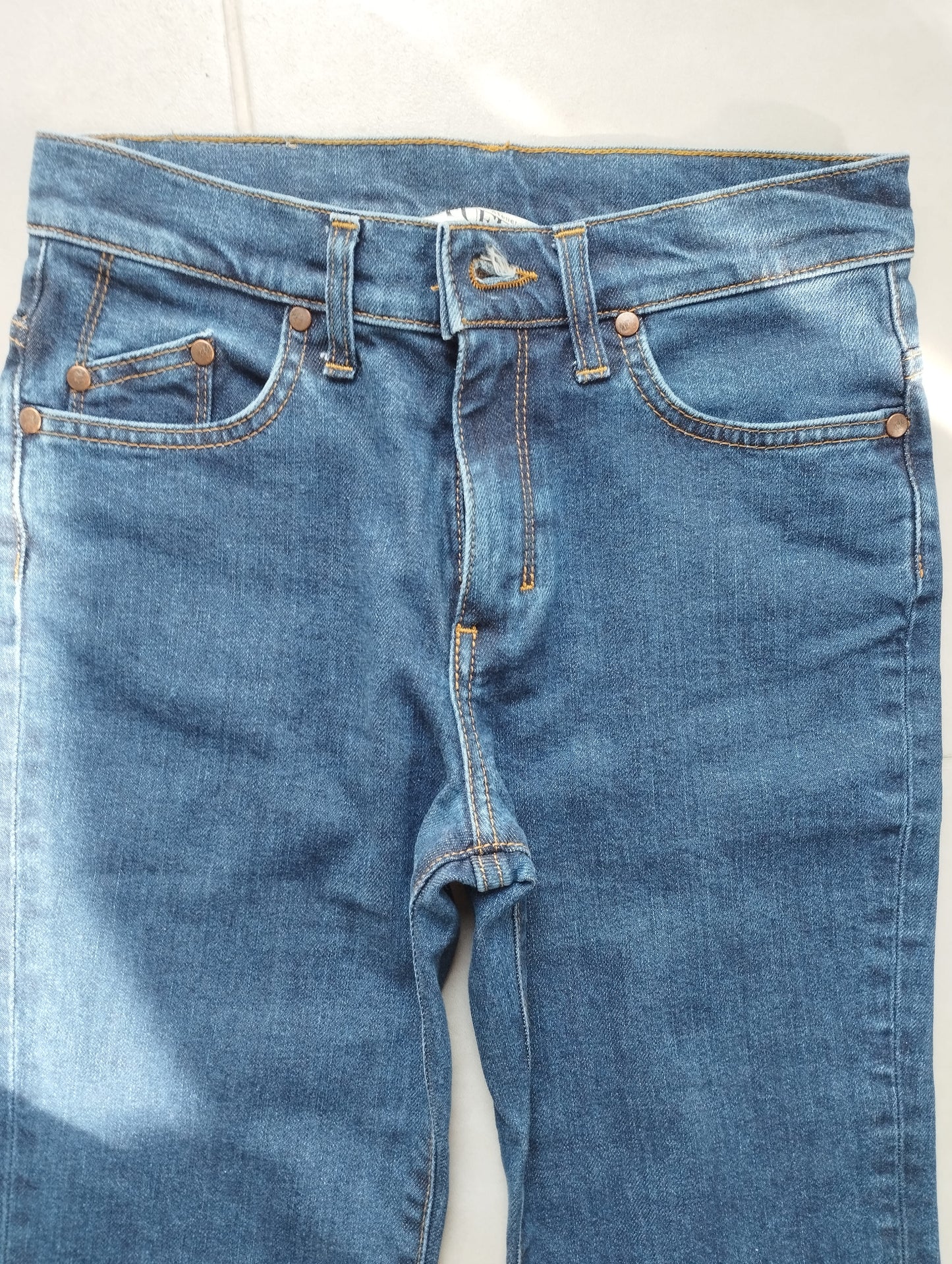 Jean femme flare taille semi-haute Stonewashed - Margot