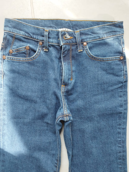 Jean femme flare taille semi-haute Stonewashed - Margot