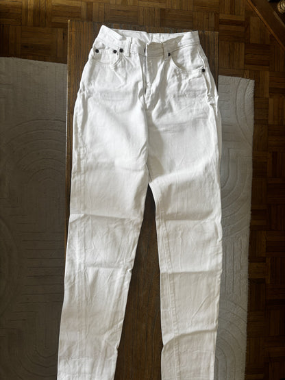 Jean mom taille haute blanc - Marthe