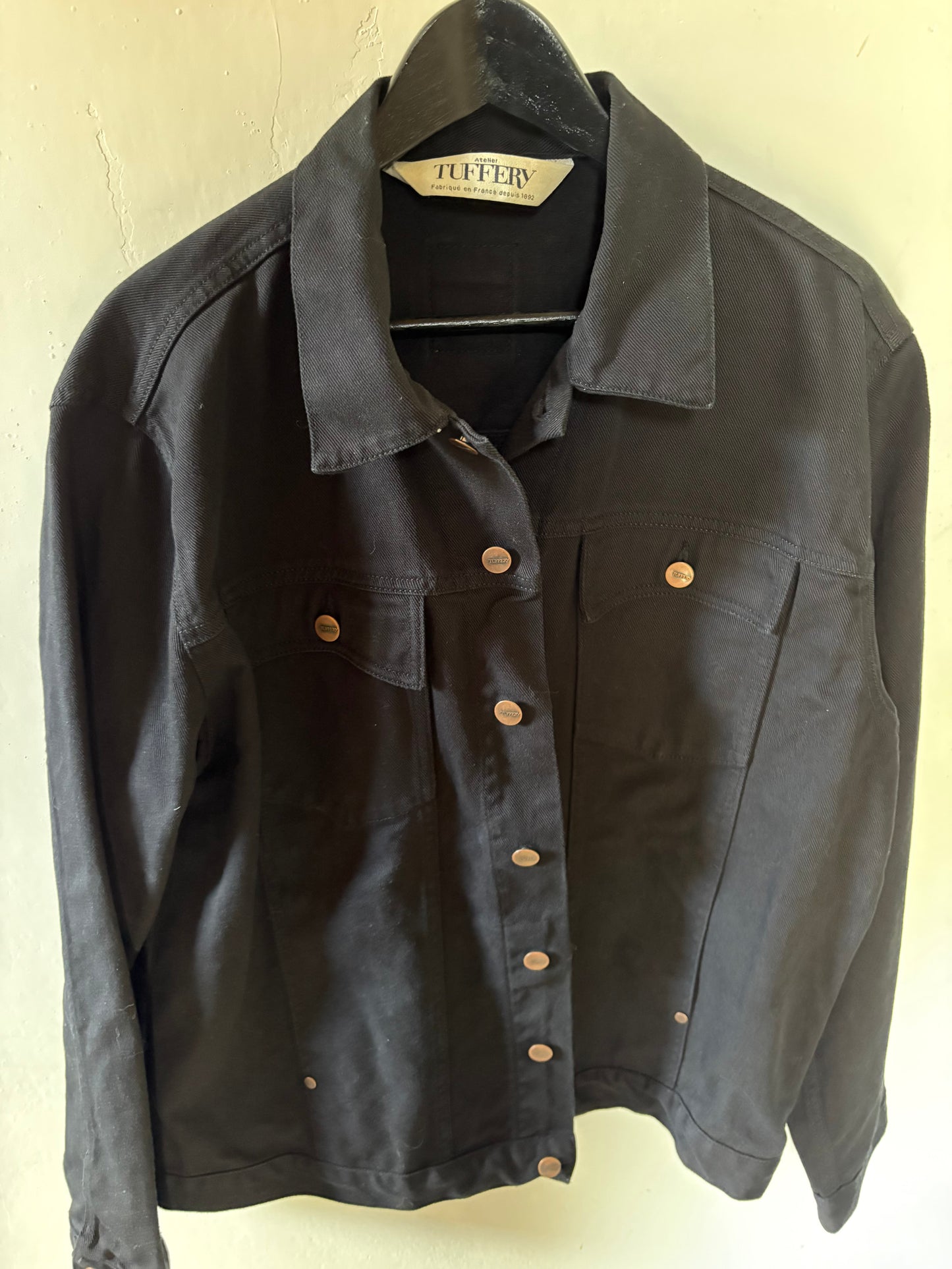 Blouson mixte en jean Noir - Le Tuff’s