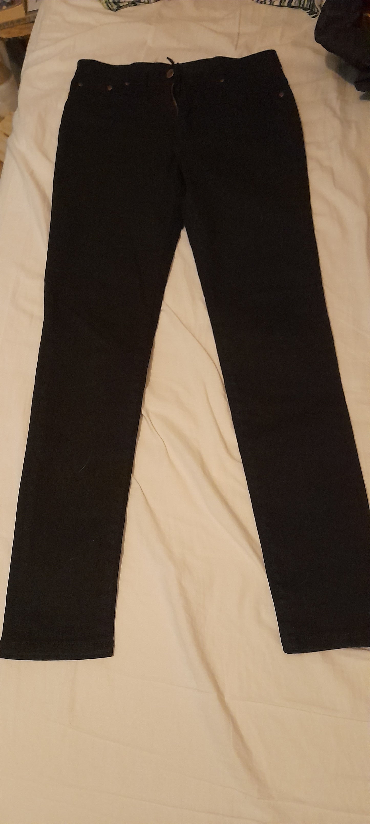 Jean slim Taille Haute Noir – Marianne