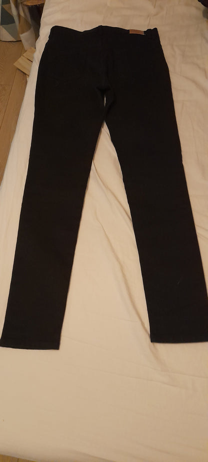 Jean slim Taille Haute Noir – Marianne
