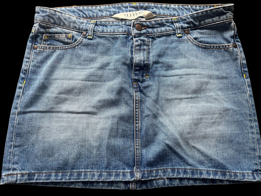 Mini jupe en jean claire