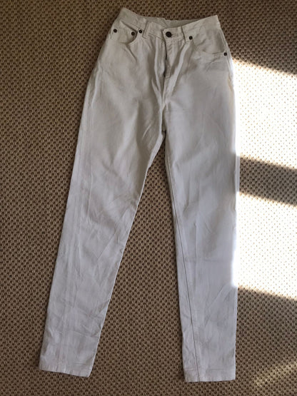 Jean mom taille haute blanc - Marthe