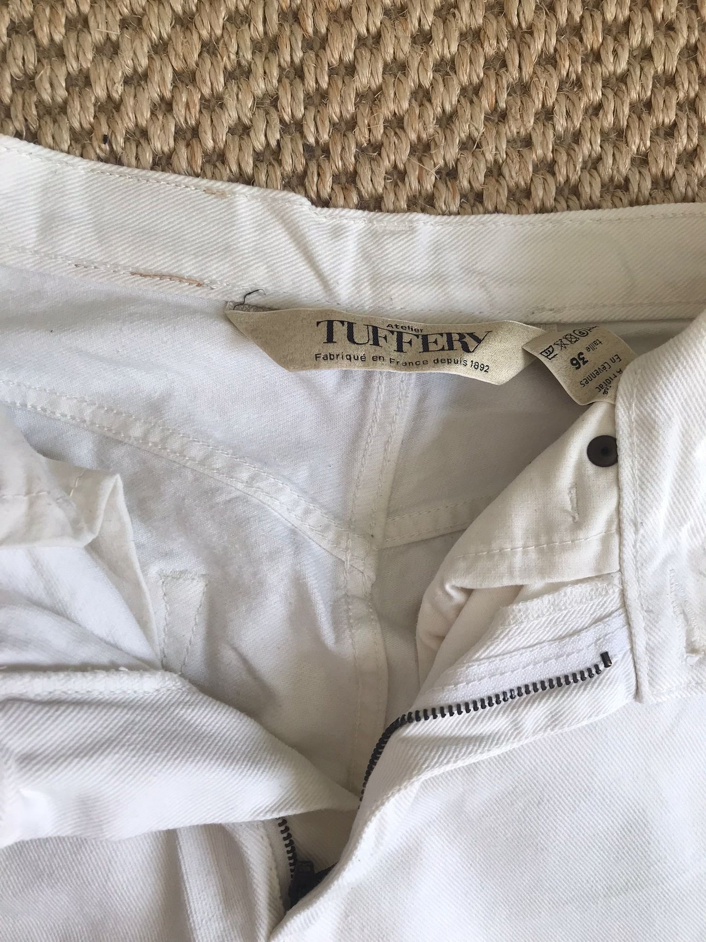 Jean mom taille haute blanc - Marthe