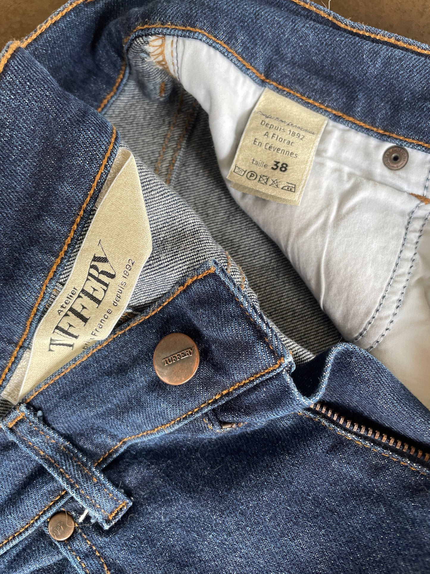 Jean femme ajusté taille standard Bleu Bio – Augusta