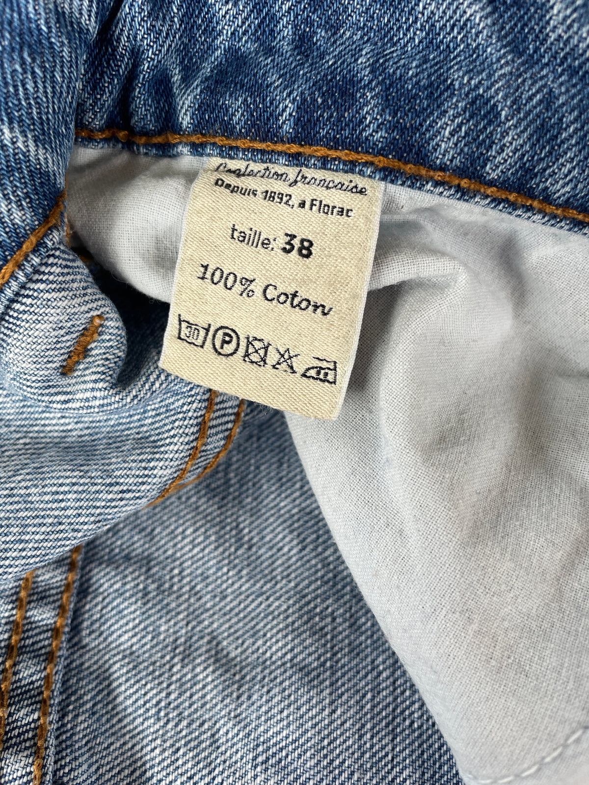 Short en jean taille haute - Aimé