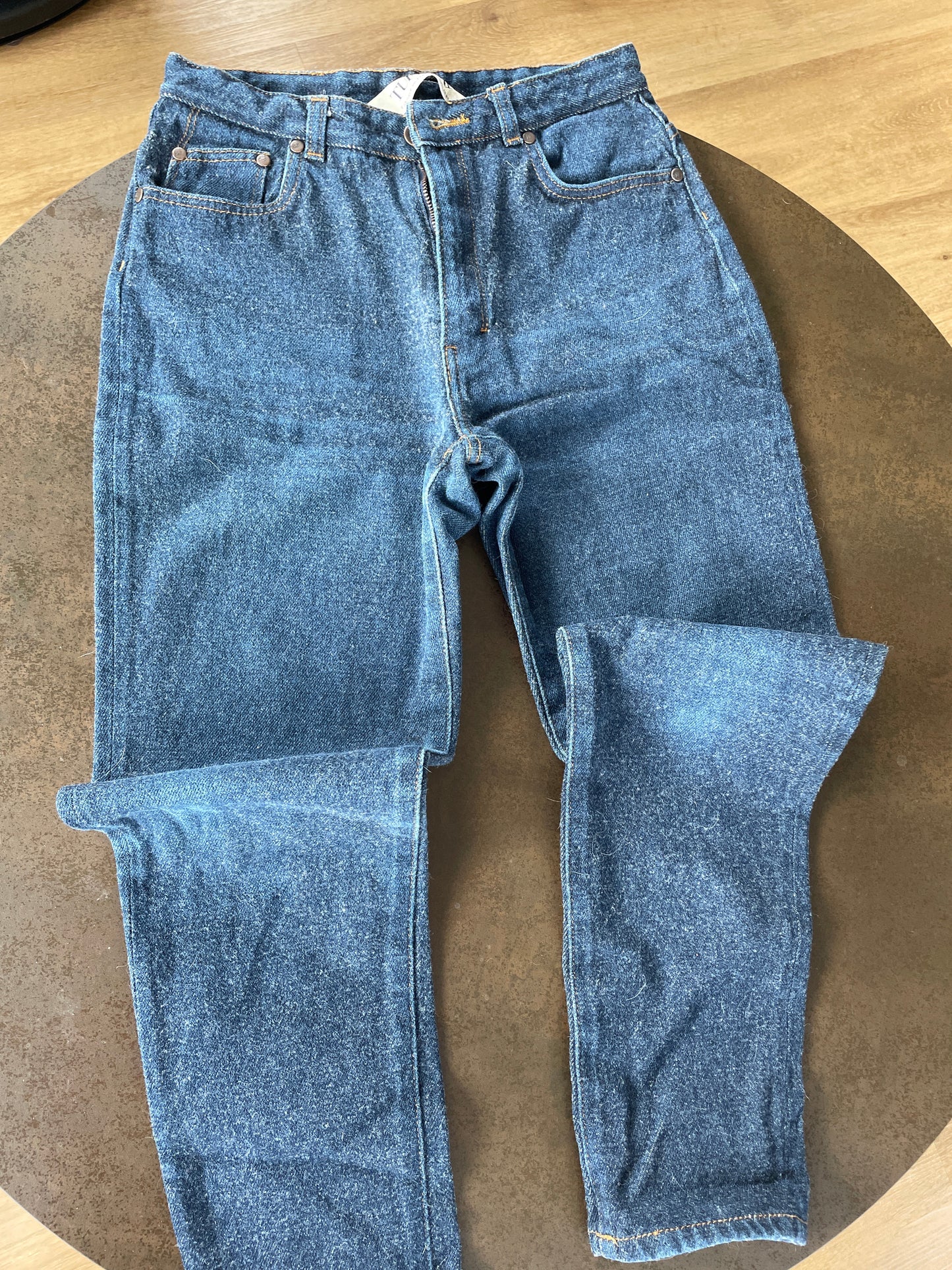 Jean mom taille haute Laine Française - Marthe